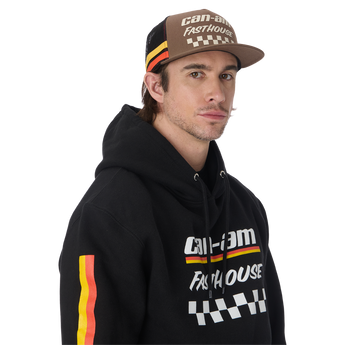 Unisex CAN-AM x Fasthouse Racing Flat Brim Cap