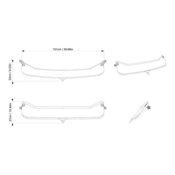Tinted Half Windshield Can-Am