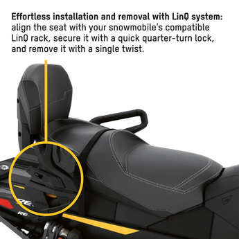Ski-Doo Trail LinQ 1 + 1 Seat with Backrest
