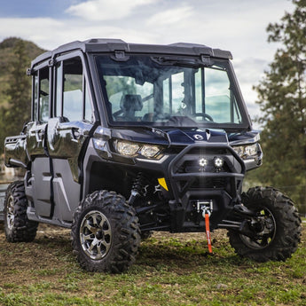 Flip Glass Windshield With Wiper and Washer Kit Can-Am Defender