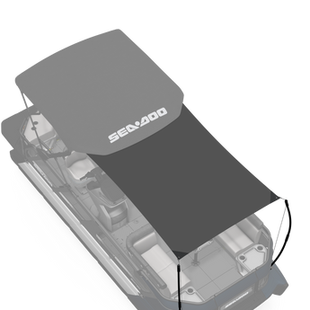 Sunshade Extension for Bimini Top 21' for Switch Pontoon