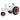 Farmall C White Demonstrator Tractor by ERTL, 75th Anniversary 1:16