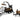 Peterbilt Model 367 Log Truck with Pup Trailer and Logs 1:16